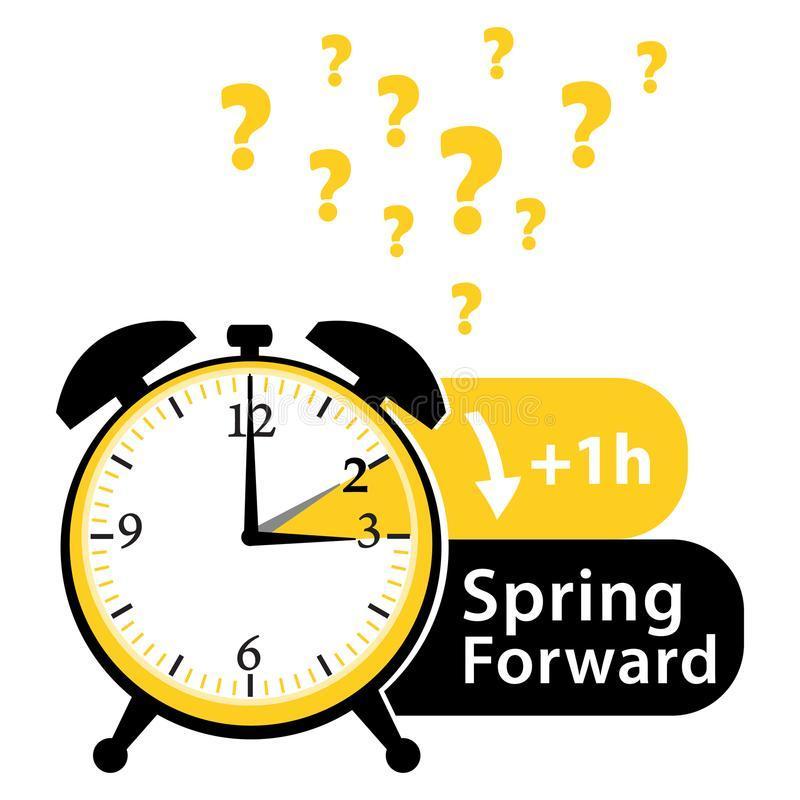 Daylight Saving Time. Spring Forward Alarm Clock Icon. Stock Vector - Illustration of clock, date: 110445163
