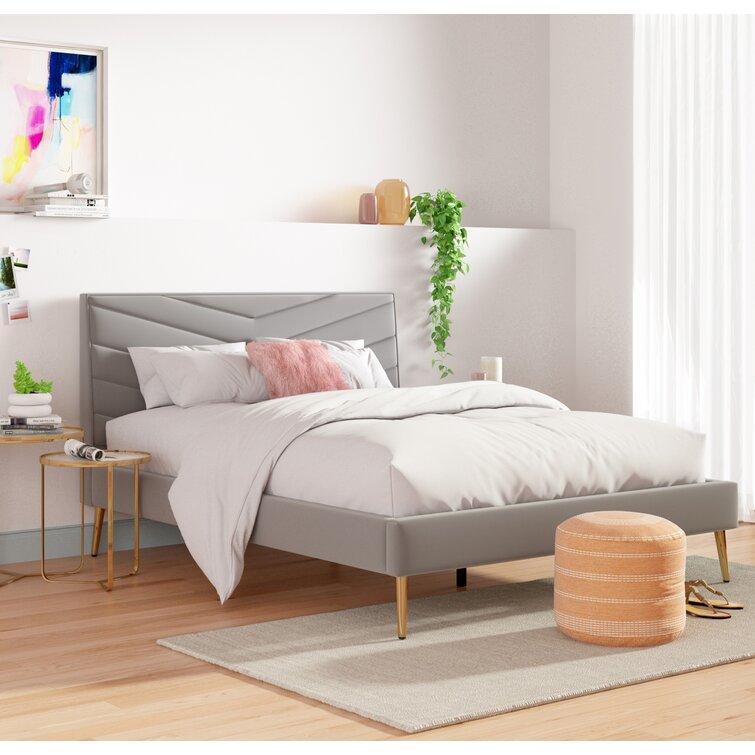 George Oliver Nila Upholstered Low Profile Platform Bed & Reviews | Wayfair